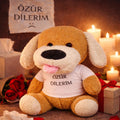 Özür Dilerim Tişörtlü Peluş Oyuncak Köpek