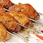 10'lu Paslanmaz Çelik Şiş Seti (20 cm) - Airfryer &amp; Mangal