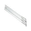 Dar Yassı Mangal Şişi - Burgulu Tasarım - 60 cm - Tavuk ve Kanat İçin