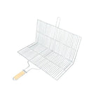 Büyük Boy Mangal Izgarası - 50x30 cm - Ahşap Saplı