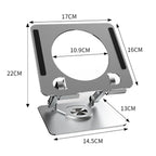 360 Derece Dönebilen Yükseltilmiş Masaüstü Ayarlanabilir Metal Tablet Standı