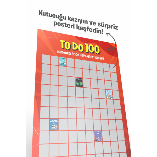 Ölmeden Önce Yapılacak 100 Şey - Kazı Kazan Posteri