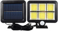 120 Cob Led Solar Panelli 3 Modlu Duvar Lambası