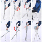 Katlanabilir Baston Sandalye - Oturaklı - 88 cm