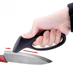 Ergonomik Paslanmaz Çelik Manuel Bıçak Bileme Aleti