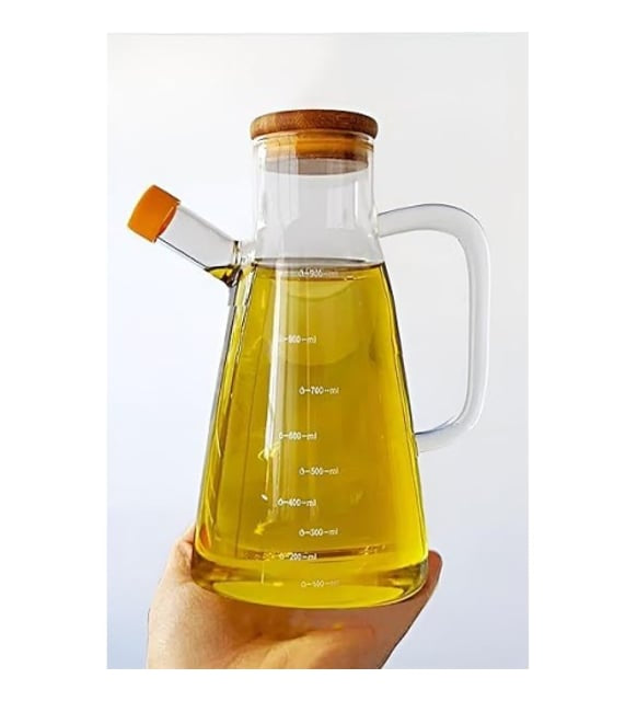 Borosilikat Cam 900 ml. Yağdanlık