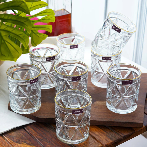 6'lı Kristal Meşrubat Bardağı 300 ml