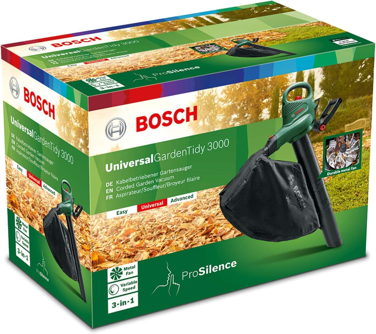 Bosch Universal Gardentidy 3000 Yaprak Üfleme Makinesi