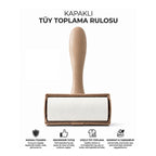 Tüy Toplama Rulosu - Kapaklı - Ergonomik - Taşınabilir