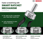 Bosch Cırcırlı Tornavida Seti Değiştirilebilir 6 Uç ile Ergonomik Tasarım ve Yüksek Tork